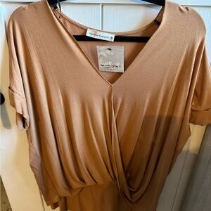 Chic Tan Women's Blouse